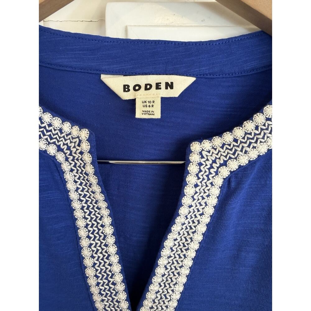 Boden May Jersey Midi Dress - Bright Blue - Size 8R - Excellent / MSRP $149 - Picture 6 of 16
